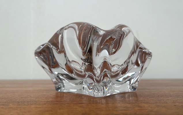 Mid-Century Organically Shaped Glass Ashtray or Bowl from Bayel Cristal of France, 1960s-UAH-1802376