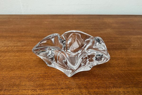 Mid-Century Organically Shaped Glass Ashtray or Bowl from Bayel Cristal of France, 1960s-UAH-1802376