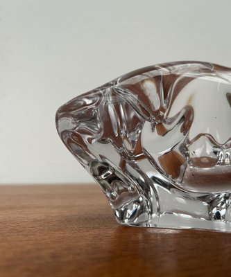 Mid-Century Organically Shaped Glass Ashtray or Bowl from Bayel Cristal of France, 1960s-UAH-1802376