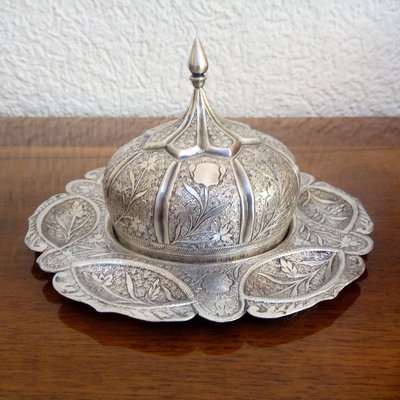 Mid-Century Oriental SIlver Plate-YGE-590313