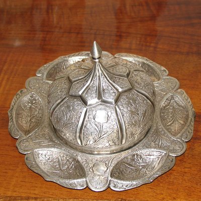 Mid-Century Oriental SIlver Plate-YGE-590313