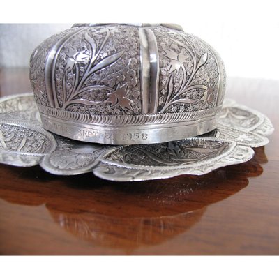 Mid-Century Oriental SIlver Plate-YGE-590313