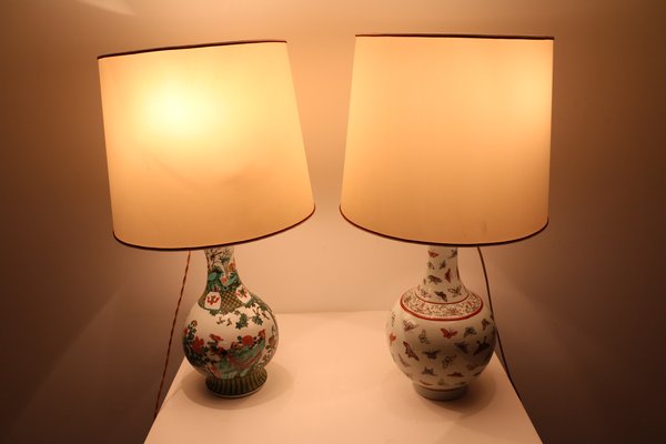 Mid-Century Oriental Style Table Lamp-SXX-660370