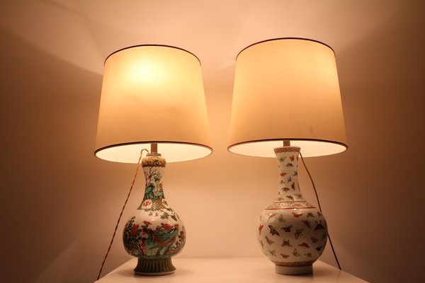 Mid-Century Oriental Style Table Lamp-SXX-660370