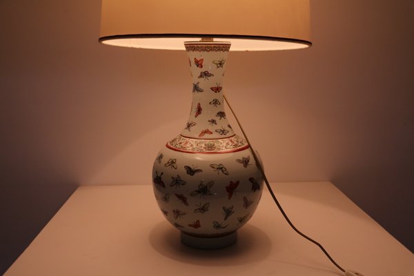 Mid-Century Oriental Style Table Lamp-SXX-660370