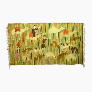 Mid-Century Oriental Wall Hanging, 1950s-UG-1804417