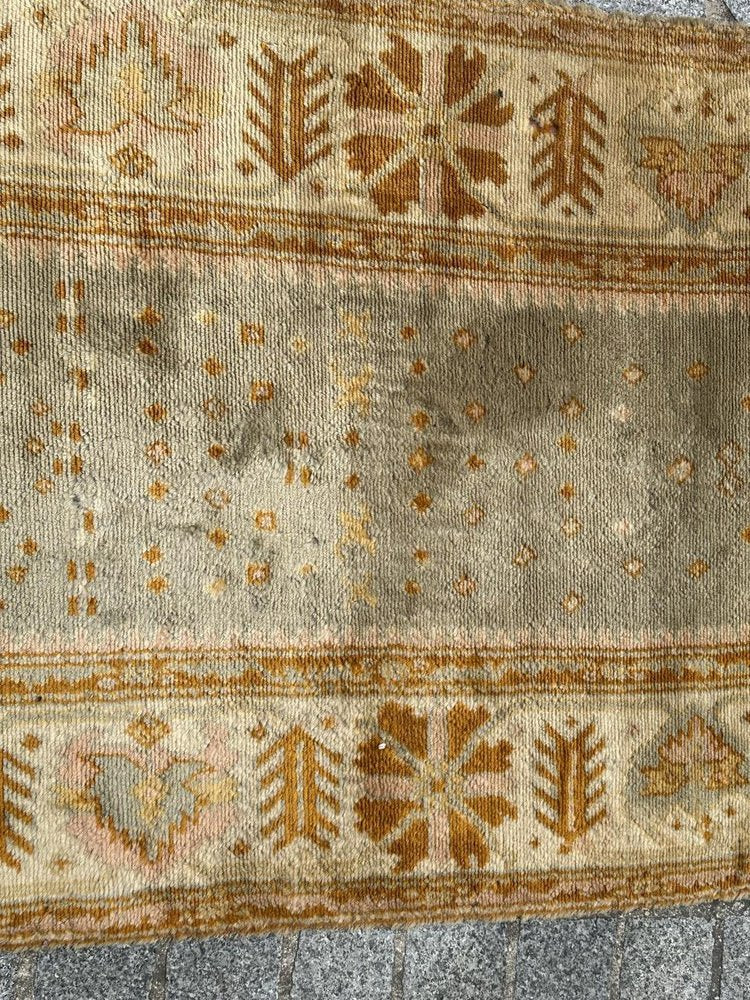 Mid-Century Oushak Rug, 1950s