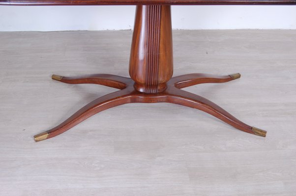 Mid-Century Oval Dining Table in the Style of Paolo Buffa, 1950s-XSG-872550