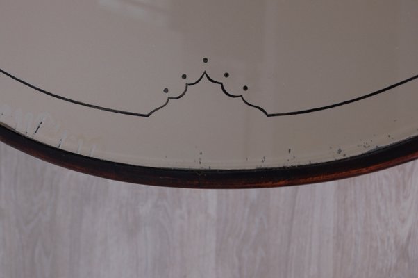 Mid-Century Oval Dining Table in the Style of Paolo Buffa, 1950s-XSG-872550