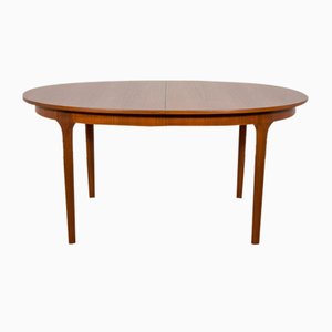 Mid-Century Oval Extendable Teak Dining Table from McIntosh, 1960s-NIT-2029030