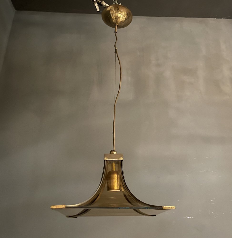 Mid-Century Pagoda Pendant Lamp from Esperia