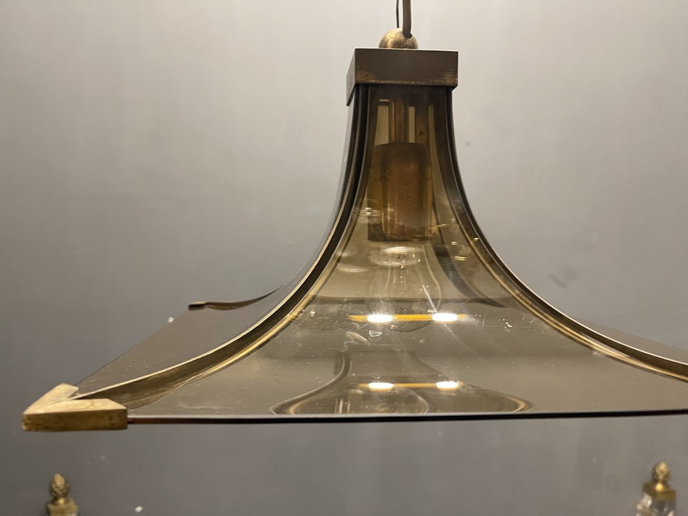 Mid-Century Pagoda Pendant Lamp from Esperia