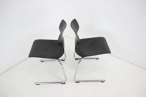 Mid-Century Pagwood Chairs attributed to Flototto for Flötotto, 1980, Set of 2-TZ-1398649