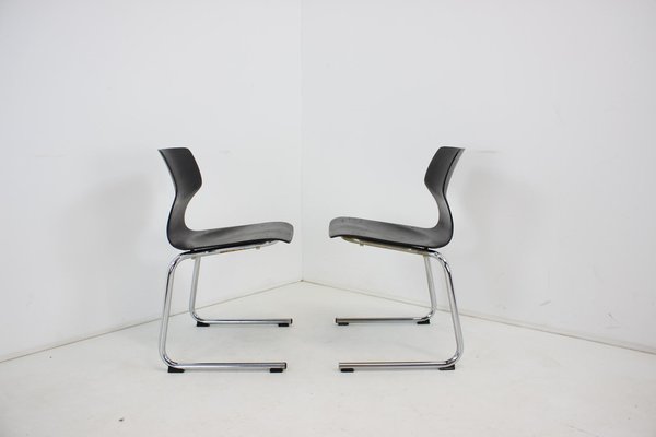 Mid-Century Pagwood Chairs attributed to Flototto for Flötotto, 1980, Set of 2-TZ-1398649