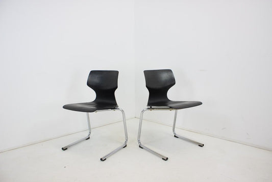 Mid-Century Pagwood Chairs attributed to Flototto for Flötotto, 1980, Set of 2