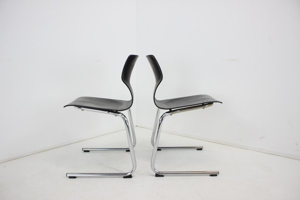 Mid-Century Pagwood Chairs attributed to Flototto for Flötotto, 1980, Set of 2-TZ-1398649