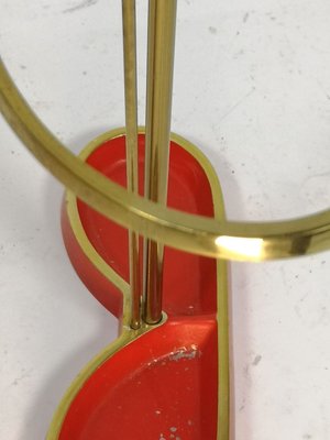 Mid-Century Painted Brass Umbrella Stand, 1960s-UWE-914875