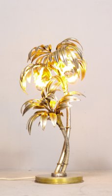 Mid-Century Palm Tree Table Lamp from Maison Jansen, France, 1970s-DLB-2019686