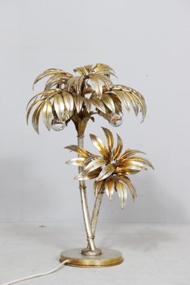 Mid-Century Palm Tree Table Lamp from Maison Jansen, France, 1970s-DLB-2019686