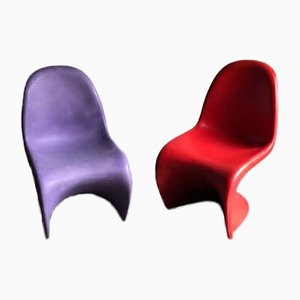 Mid-Century Panton Chairs by Verner Panton for Vitra, Set of 2-OXJ-896946