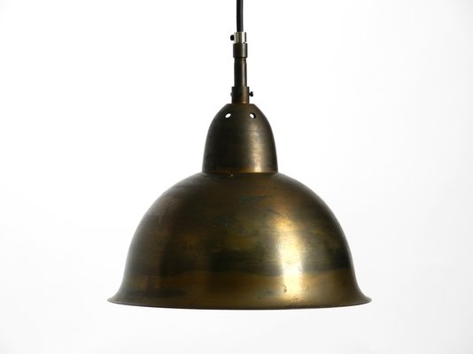 Mid-Century Patinated Brass Church Pendant Lamp-RR-956296