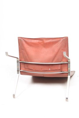 Mid-Century Patinated Leather Model PK22 Lounge Chair by Poul Kjærholm for E. Kold Christensen, 1960s-FK-630506