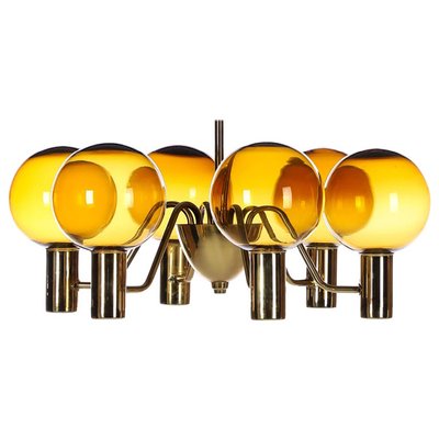 Mid-Century Patricia T372 / 6 Chandelier by Hans-Agne Jakobsson for Hans-Agne Jakobsson AB Markaryd-AX-822632