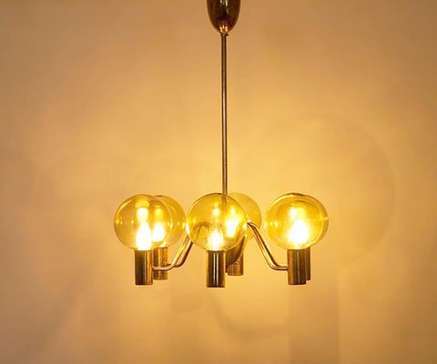 Mid-Century Patricia T372 / 6 Chandelier by Hans-Agne Jakobsson for Hans-Agne Jakobsson AB Markaryd-AX-822632