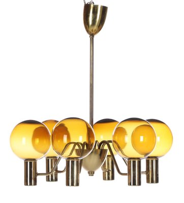 Mid-Century Patricia T372 / 6 Chandelier by Hans-Agne Jakobsson for Hans-Agne Jakobsson AB Markaryd-AX-822632