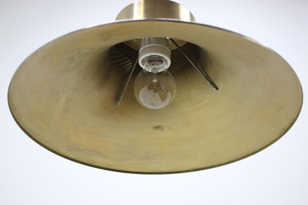 Mid-Century Pendant in Brass by Napako, 1970s-TZ-1257662