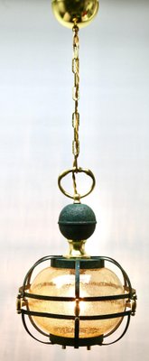 Mid-Century Pendant in Metal and Glass-MJY-1195183