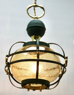 Mid-Century Pendant in Metal and Glass-MJY-1195183