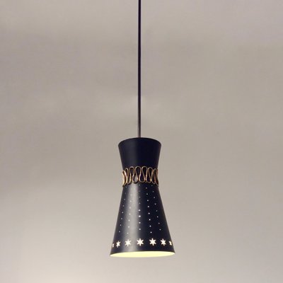 Mid-Century Pendant Lamp Attributed to Stilnovo, Italy, 1950s-EW-1072792