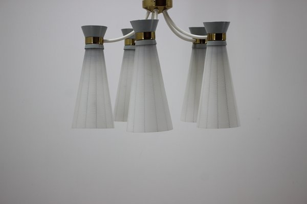 Mid-Century Pendant Lamp from Drukov, 1960s-TZ-555935