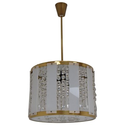 Mid-Century Pendant Lamp from Jablonec Glassworks Novy Bydzov, 1970s-TZ-933423