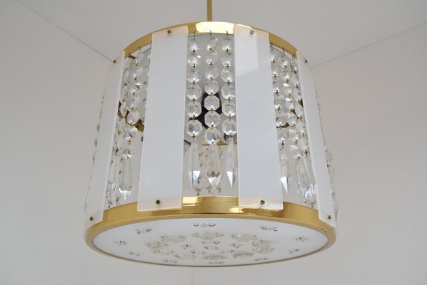 Mid-Century Pendant Lamp from Jablonec Glassworks Novy Bydzov, 1970s-TZ-933423