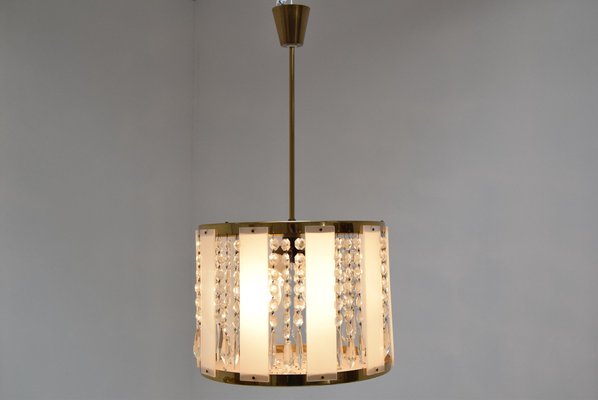 Mid-Century Pendant Lamp from Jablonec Glassworks Novy Bydzov, 1970s-TZ-933423