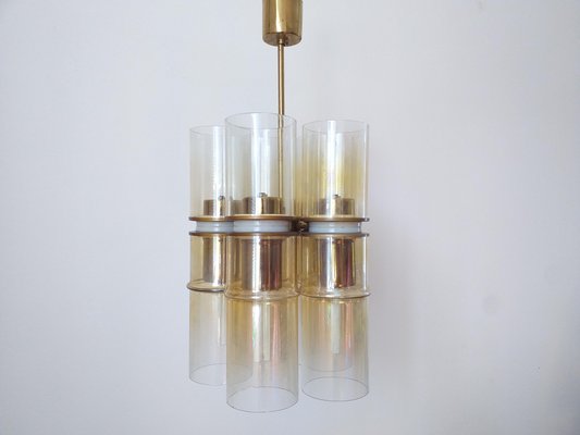 Mid-Century Pendant Lamp from Kamenicky Senov, 1970s-TZ-970537