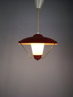 Mid-Century Pendant Lamp in Metal and Plastic, 1950s-SFQ-1792316