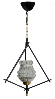 Mid-Century Pendant Lamp on Tripod Metal Frame-ARU-1073196