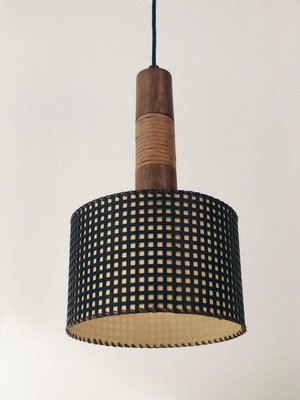 Mid-Century Pendant Lamp with 3 Elements from Werkstätte Hagenauer Wien, Austria, 1950s-BAF-763463