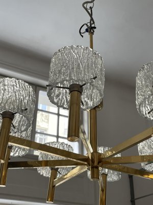 Mid-Century Pendant Lamp with 8 Glass Shades-SEI-963913