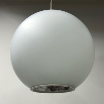 Mid-Century Pendant Lamp with Three Large Opal Glass Globes from Philips, 1960s-ZT-2036445