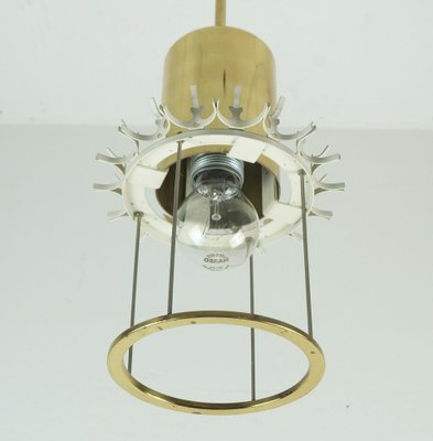 Mid-Century Pendant Light Chandelier with 16 Glass Tubes from Doria Leuchten, 1960s-FH-1787030