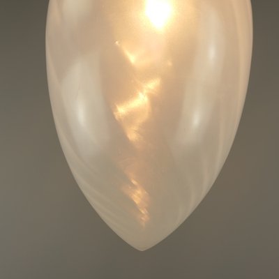 Mid-Century Pendant Light with Drop-Shaped Murano Shade, 1960s