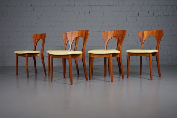 Mid-Century Peter Dining Chairs by Niels Koefoed for Koefoeds Hornslet, 1950s, Set of 6-XNJ-866339