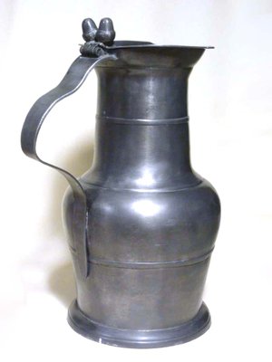 Mid-Century Pewter Pitcher-GKB-796295