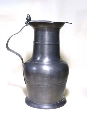 Mid-Century Pewter Pitcher-GKB-796295