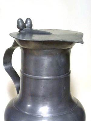 Mid-Century Pewter Pitcher-GKB-796295