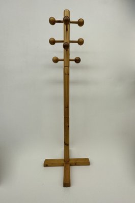 Mid-Century Pine Coat Rack, 1970s-BGP-1719570